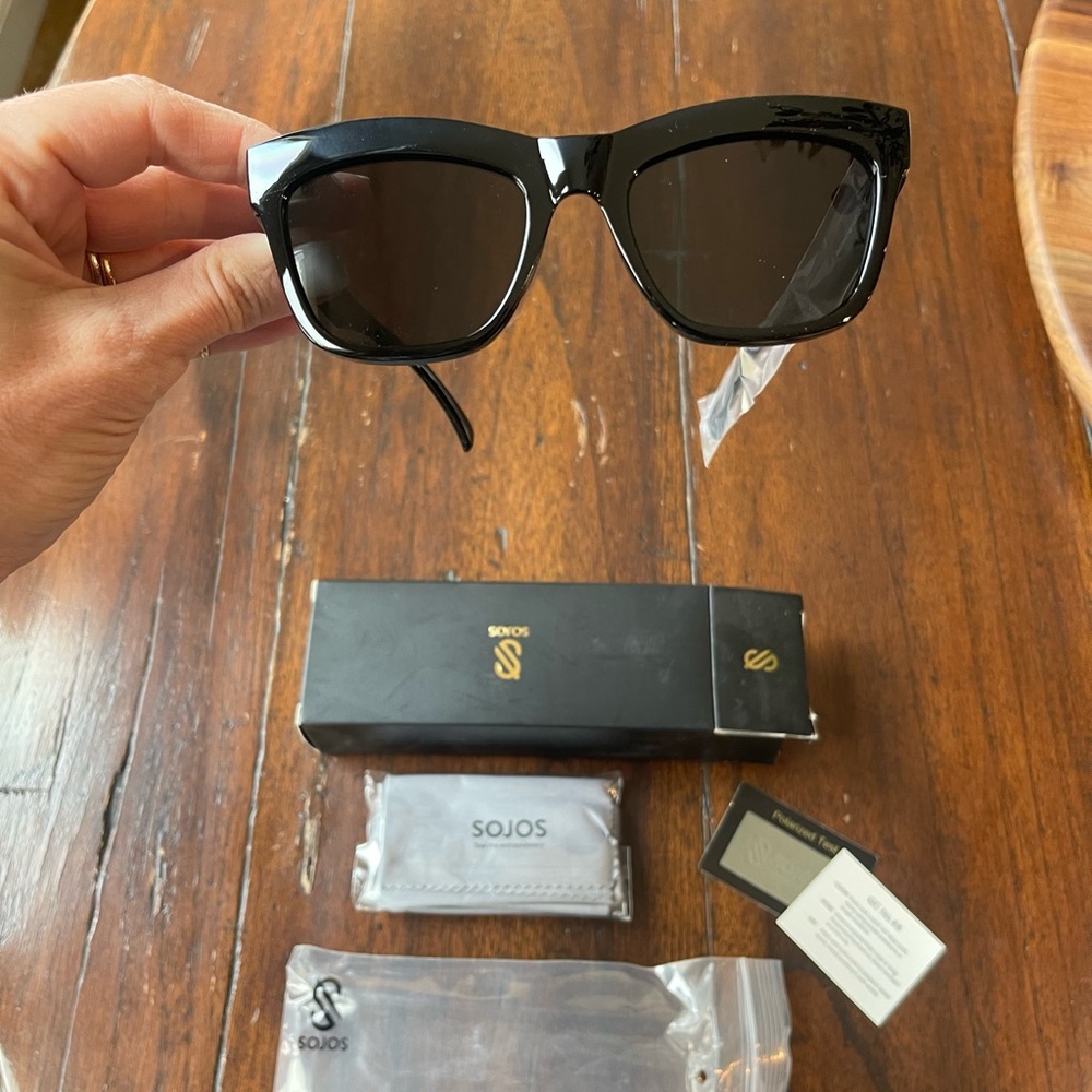 SOJOS Black Women's Sunglasses
